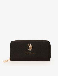 Стильный женский кошелек U.S. Polo Assn 1159831966 (Черный One size)