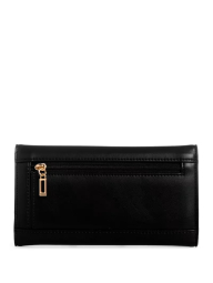 Стильный женский кошелек Guess на кнопке 1159832725 (Черный One size)