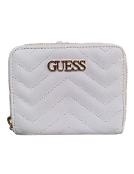 Стеганый женский кошелек Guess с логотипом 1159832737 (Белый One size)