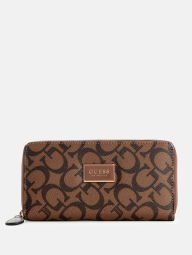 Женский кошелек Guess на молнии 1159834144 (Коричневый One size)