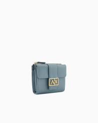 Стильный кошелек Armani Exchange с логотипом 1159834619 (Голубой One size)