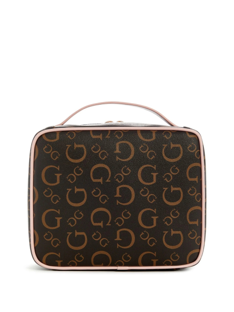 Косметичка Guess с логотипом 1159836355 (Коричневый One size)