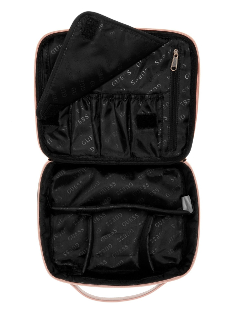 Косметичка Guess с логотипом 1159836355 (Коричневый One size)