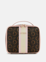 Косметичка Guess с логотипом 1159836355 (Коричневый One size)