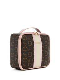 Косметичка Guess с логотипом 1159836355 (Коричневый One size)