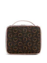Косметичка Guess с логотипом 1159836355 (Коричневый One size)