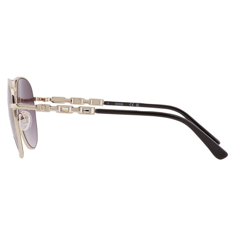 Солнцезащитные брендовые очки Pilot Guess с градиентом дымчатого цвета 1159810178 (Серый, One size)