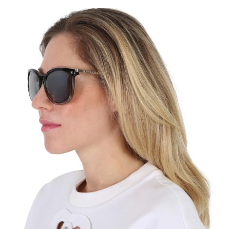 Солнцезащитные брендовые очки Cat Eye Guess 1159810194 (Черный, One size)