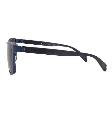 Дымчатые мужские солнцезащитные очки Guess прямоугольные 1159810216 (Синий, One size)