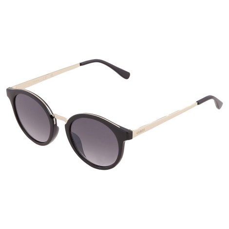 Солнцезащитные брендовые очки Guess круглые 1159810286 (Черный, One size)