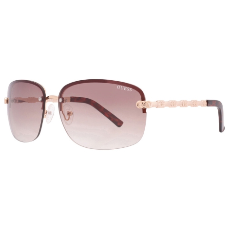 Градиентные прямоугольные солнцезащитные очки Guess 1159810314 (Коричневый, One size)