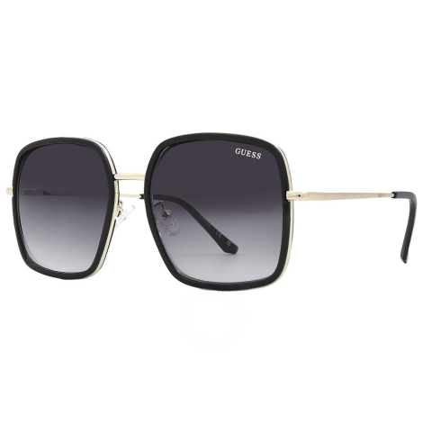 Солнцезащитные брендовые очки Guess Smoke Gradient Square 1159810391 (Черный, One size)