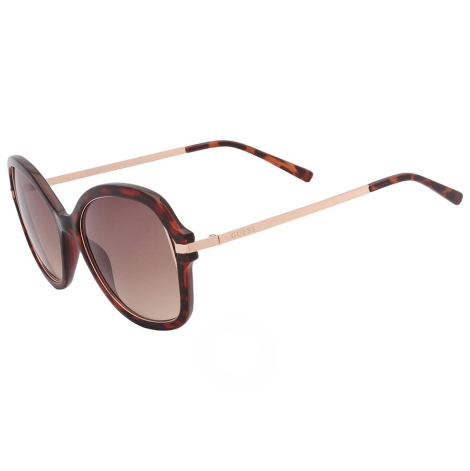 Солнцезащитные брендовые очки Guess Factory Brown Butterfly 1159810593 (Коричневый, One size)