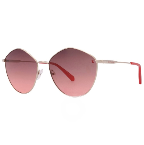 Женские солнцезащитные очки овальные Calvin Klein Pink Gradient 1159810813 (Розовый, One size)