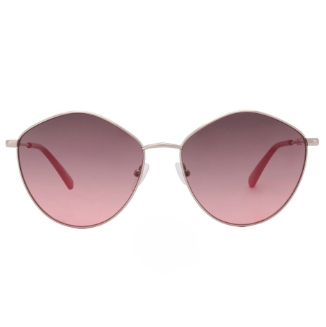 Женские солнцезащитные очки овальные Calvin Klein Pink Gradient 1159810813 (Розовый, One size)