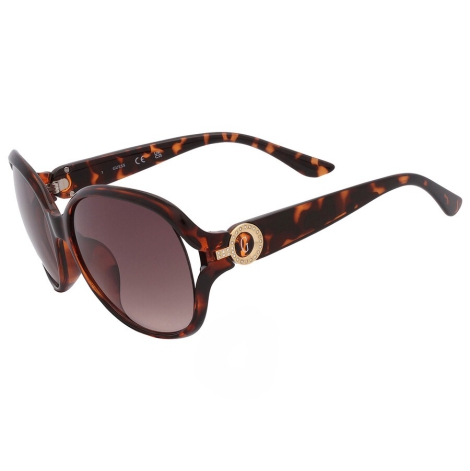 Солнцезащитные брендовые очки Guess Factory Brown Gradient Butterfly 1159810924 (Коричневый, One size)