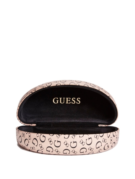 Чехол для очков Guess твердый футляр с логотипом 1159816753 (Коричневый One size)