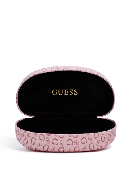 Чохол для окулярів Guess твердий футляр з логотипом 1159817204 (Рожевий One size)