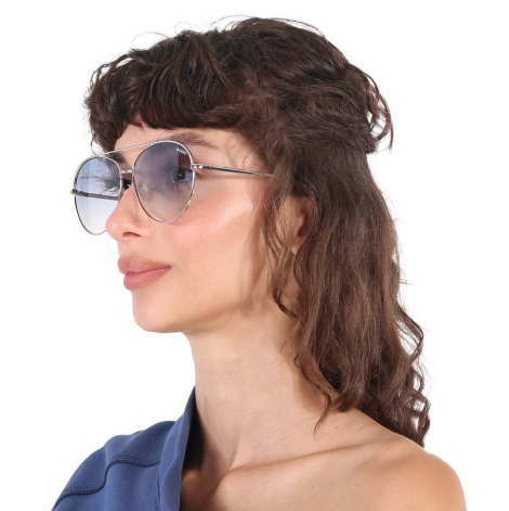 Сонцезахисні брендові окуляри Aviator Guess 1159835802 (Сріблястий One size)