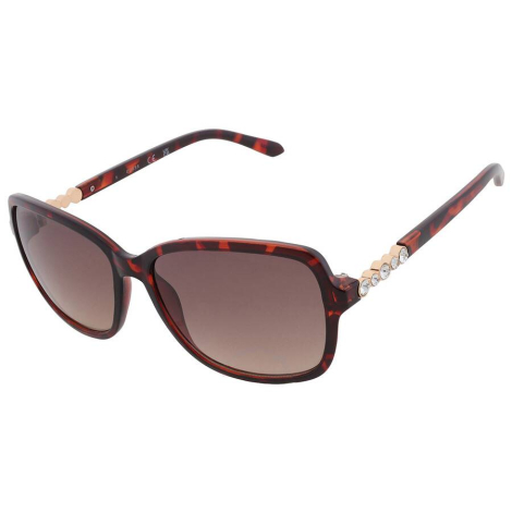 Солнцезащитные брендовые очки Guess Butterfly 1159835815 (Коричневый One size)