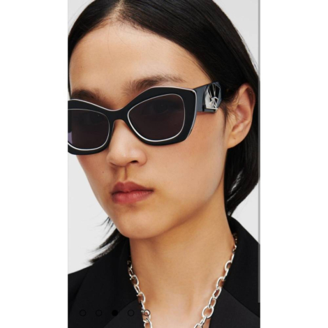 Солнцезащитные очки Cat-Eye Karl Lagerfeld 1159835841 (Черный One size)