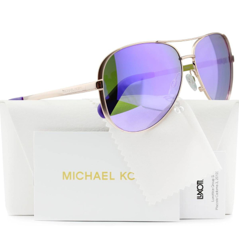 Женские солнцезащитные очки Aviator Michael Kors 1159835843 (Фиолетовый One size)