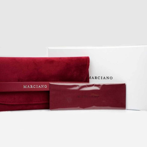 Солнцезащитные брендовые очки Oval  Guess by Marciano 1159835977 (Коричневый One size)