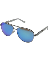 Зеркальные солнцезащитные очки GUESS 1159782561 (Синий, One size)