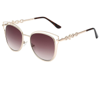 Солнцезащитные брендовые очки Guess 1159787416 (Бежевый, One size)