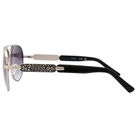Дымчатые женские солнцезащитные очки-пилоты Guess с градиентом 1159810189 (Черный, One size)