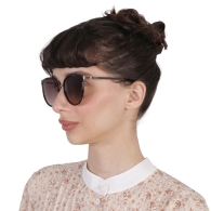 Солнцезащитные брендовые очки Guess 1159810269 (Коричневый, One size)