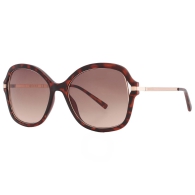 Солнцезащитные брендовые очки Guess Factory Brown Butterfly 1159810593 (Коричневый, One size)