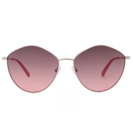 Женские солнцезащитные очки овальные Calvin Klein Pink Gradient 1159810813 (Розовый, One size)