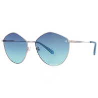 Женские солнцезащитные очки овальные Calvin Klein Light Blue 1159810819 (Голубой, One size)