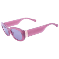 Женские солнцезащитные очки GUESS Oval 1159832895 (Розовый One size)