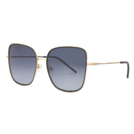 Солнцезащитные брендовые очки Butterfly Hugo Boss 1159832968 (Золотистый One size)