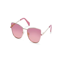 Солнцезащитные брендовые очки Cat Eye Guess 1159833233 (Розовый One size)