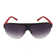 Солнцезащитные брендовые очки Guess Pilot 1159835892 (Черный/Красный One size)