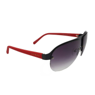 Солнцезащитные брендовые очки Guess Pilot 1159835892 (Черный/Красный One size)