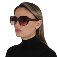 Сонцезахисні окуляри Guess Butterfly 1159835949 (Бордовий One size)