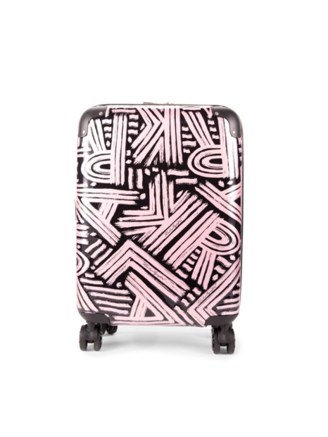 Валіза Spinner з принтом Karl Lagerfeld 1159829113 (Чорний One size)
