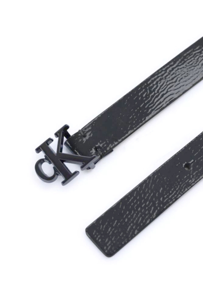 Жіночий ремінь Calvin Klein з екошкіри 1159835645 (Сірий S)
