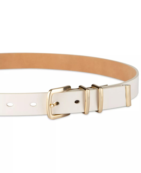 Жіночий ремінь Calvin Klein 1159835353 (Молочний L)