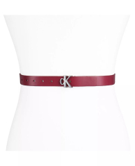 Женский кожаный ремень Calvin Klein 1159782077 (Бордовый, XL)