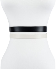 Женский набор ремней Calvin Klein 1159804695 (Черный/Белый, L)