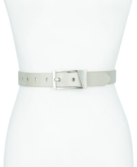 Жіночий ремінь шкіряний Calvin Klein 1159805629 (Сірий, XL)