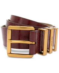 Женский кожаный ремень Michael Kors 1159832207 (Бордовый S)