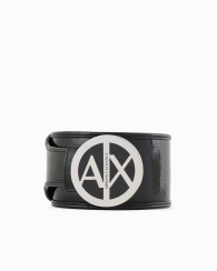 Женский широкий ремень Armani Exchange из лакированной кожи 1159833534 (Черный 32)