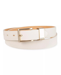 Женский кожаный ремень Calvin Klein 1159837597 (Молочный S)