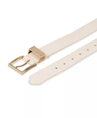 Женский кожаный ремень Calvin Klein 1159837597 (Молочный S)